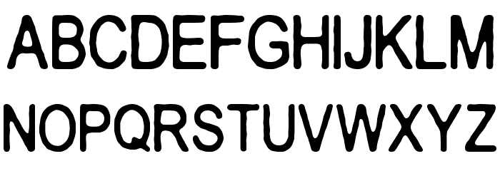 Crakos Font LOWERCASE