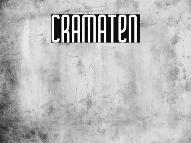 Cramaten Шрифта examples