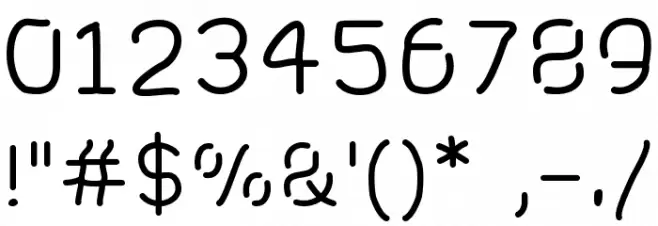 Cranberry Blues Font OTHER CHARS