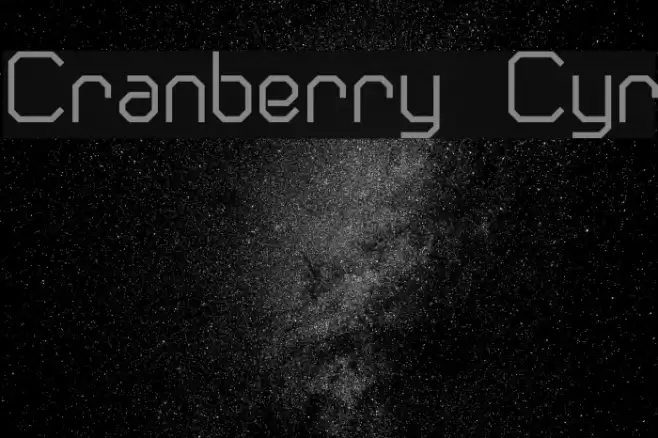 Cranberry Cyr Font examples