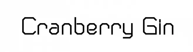 Cranberry Gin  Frei Schriftart Herunterladen