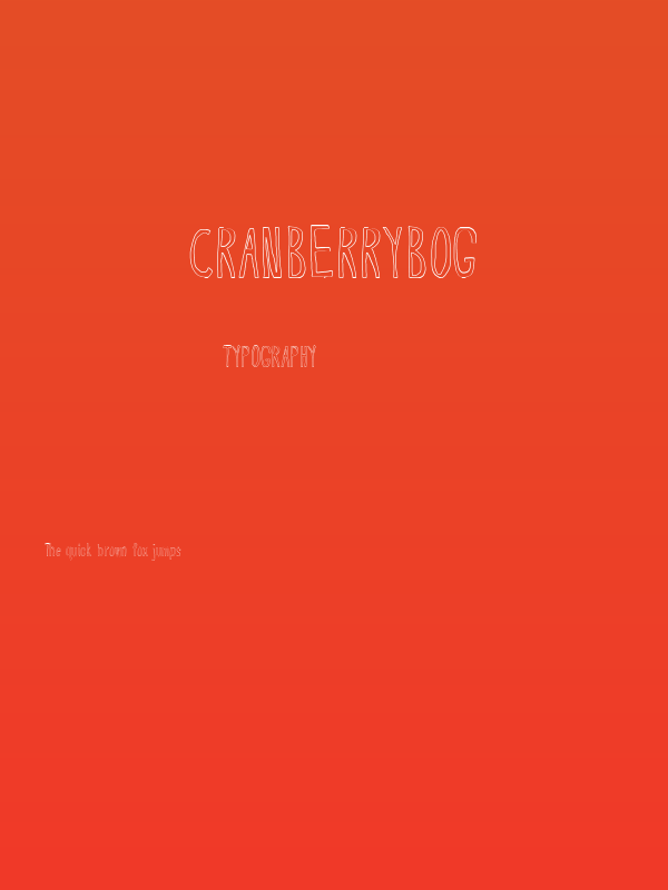 CranberryBog Poster