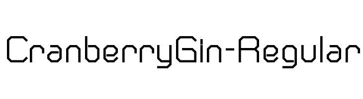 CranberryGin-Regular Font