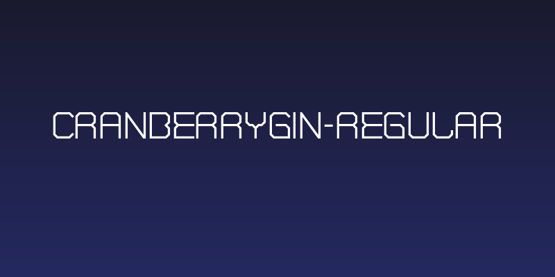 CranberryGin-Regular Social Header