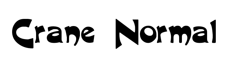 Crane Normal Font
