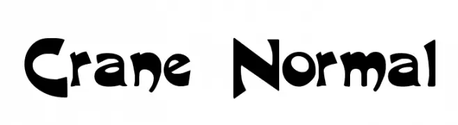 Crane  Normal  Frei Schriftart Herunterladen