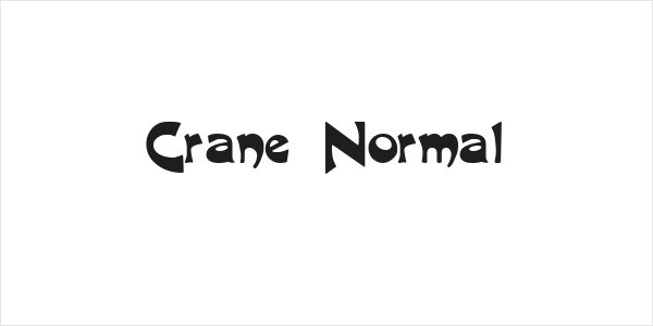Crane  Normal Logo