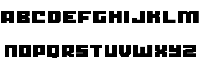Crank Regular Font LOWERCASE