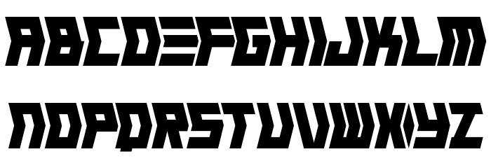 Crank Font LOWERCASE