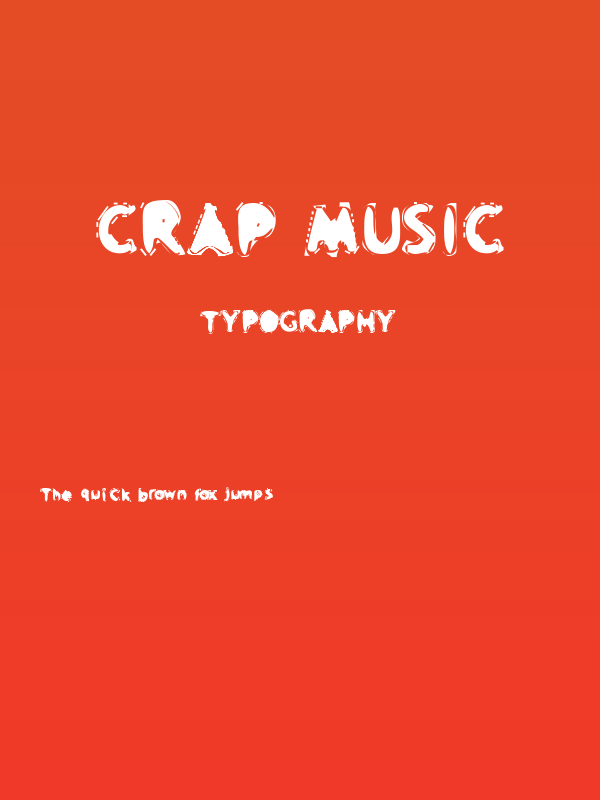 Crap Music Poster