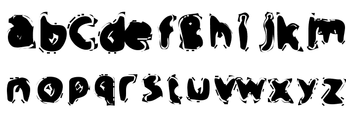 Crap Music Font LOWERCASE