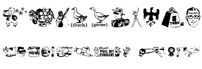 CrapMagnet Original Font OTHER CHARS