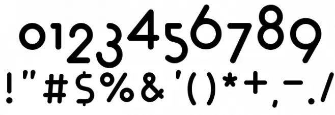 Crapaud gros Font OTHER CHARS