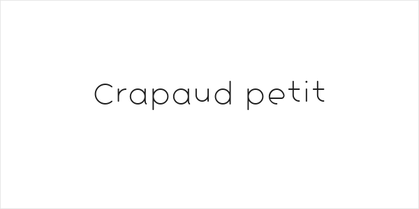 Crapaud petit Logo