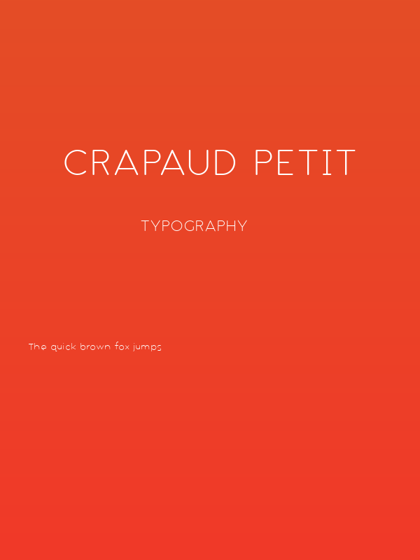 Crapaud petit Poster