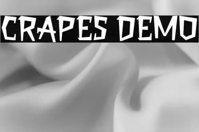 Crapes Demo Font examples