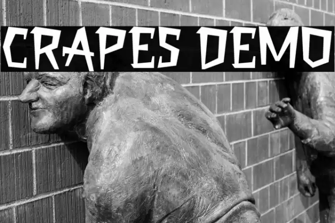 Crapes Demo Font examples