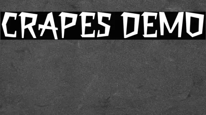 Crapes Demo Font examples