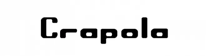 Crapola  Frei Schriftart Herunterladen
