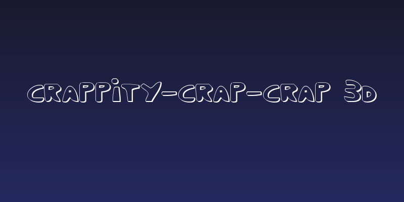 Crappity-Crap-Crap 3D Social Header