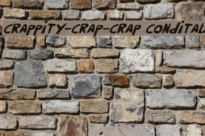 Crappity-Crap-Crap CondItal Fuentes examples