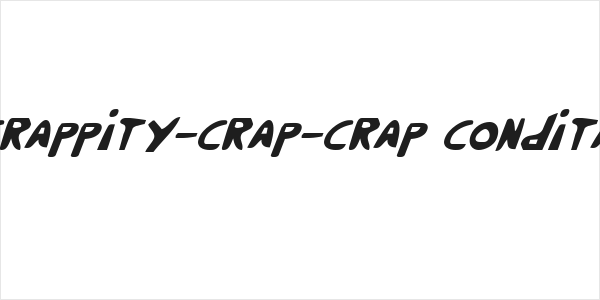 Crappity-Crap-Crap CondItal Logo