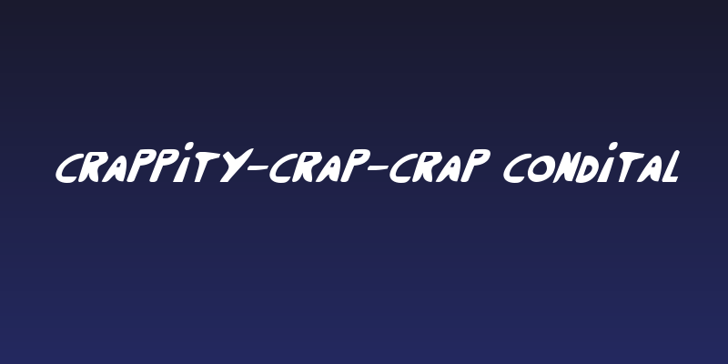 Crappity-Crap-Crap CondItal Social Header