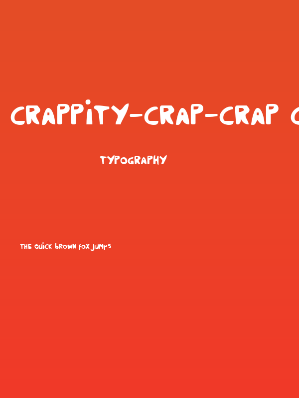 Crappity-Crap-Crap Cond Poster