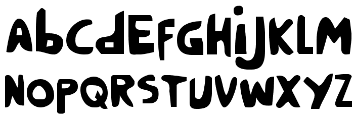 Crappity-Crap-Crap Cond Font LOWERCASE