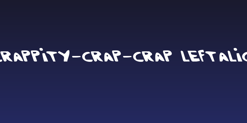 Crappity-Crap-Crap Leftalic Social Header