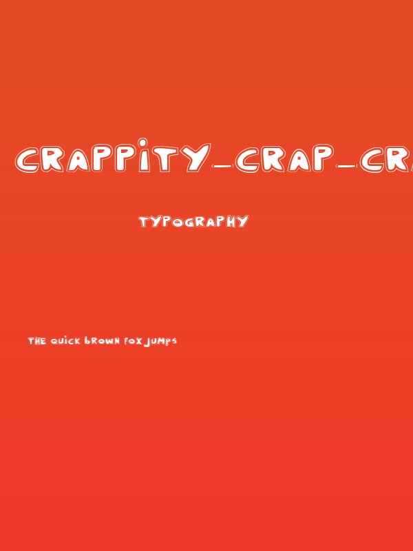 Crappity-Crap-Crap Pro Poster