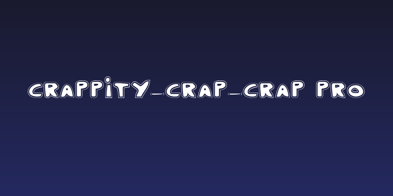 Crappity-Crap-Crap Pro Social Header