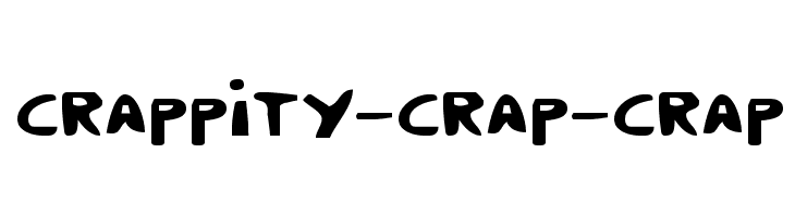 Crappity-Crap-Crap  フリーフォントのダウンロード