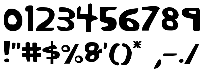 Crappity-Crap-Crap Font OTHER CHARS