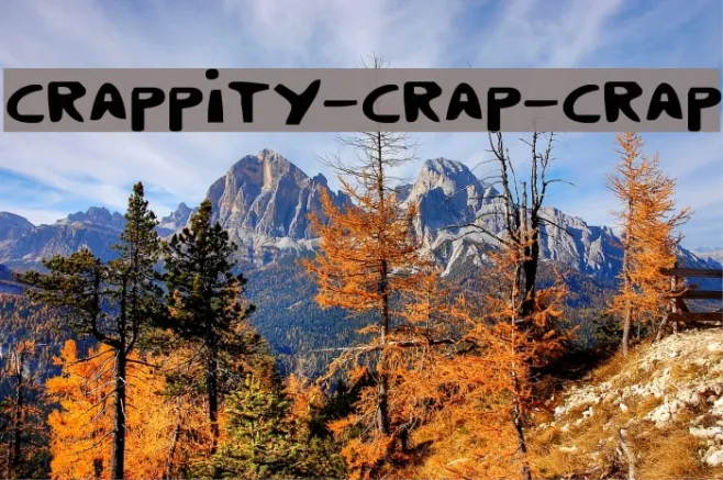 Crappity-Crap-Crap Example 1