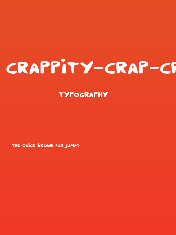 Crappity-Crap-Crap Poster