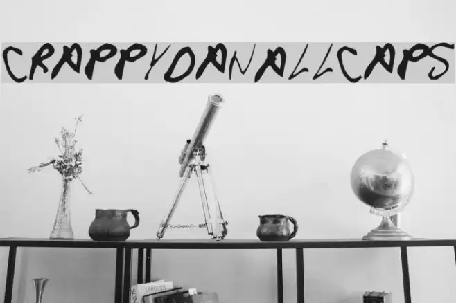 CrappyDanAllCaps Font examples