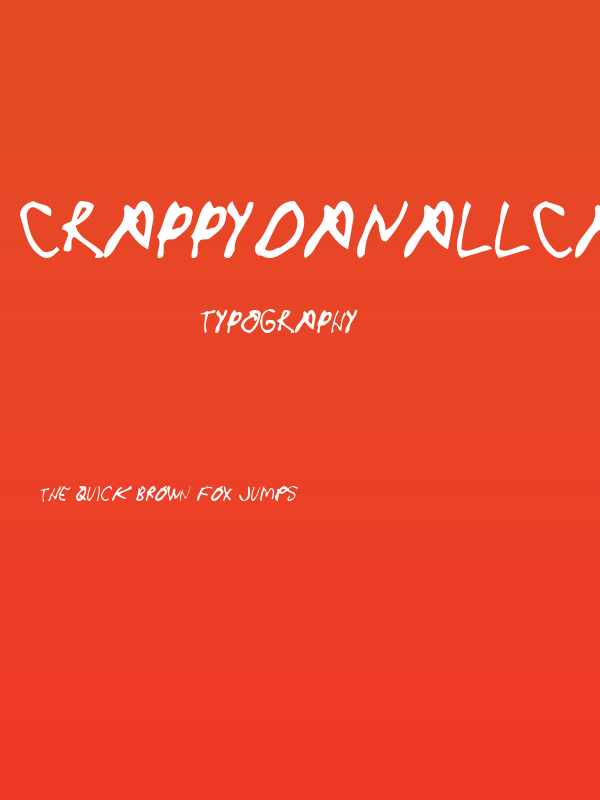 CrappyDanAllCaps Poster