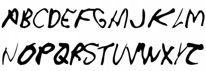 CrappyDanAllCaps Font LOWERCASE