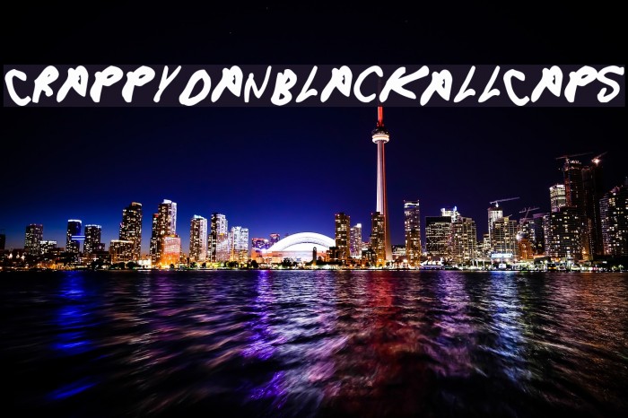 CrappyDanBlackAllCaps Font examples