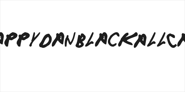 CrappyDanBlackAllCaps Logo