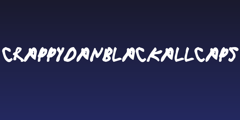 CrappyDanBlackAllCaps Social Header