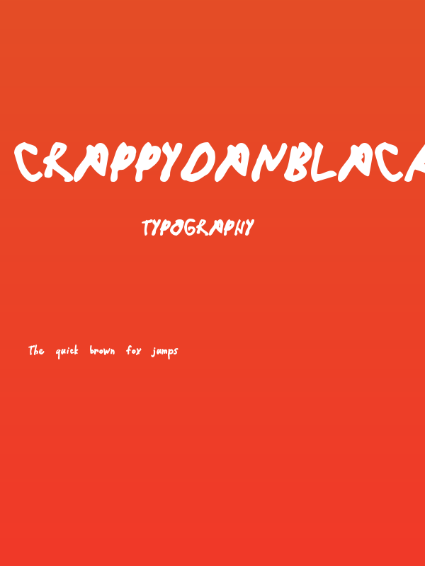 CrappyDanBlack Poster