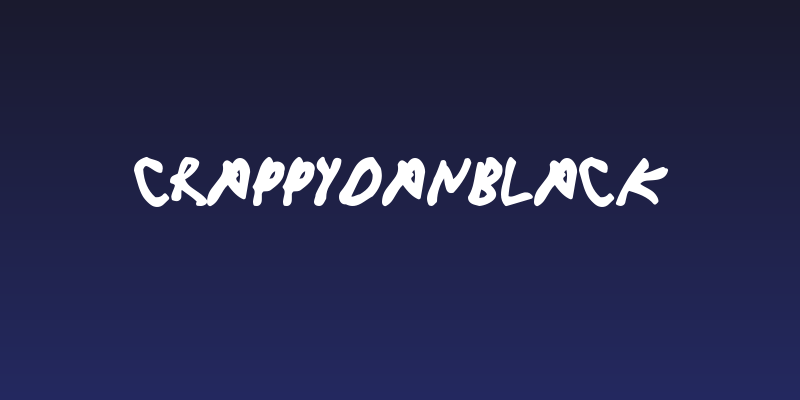 CrappyDanBlack Social Header
