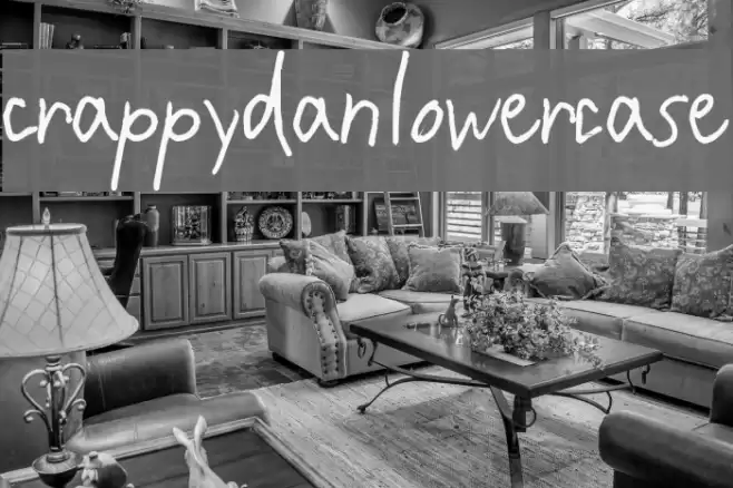 CrappyDanLowercase Font examples