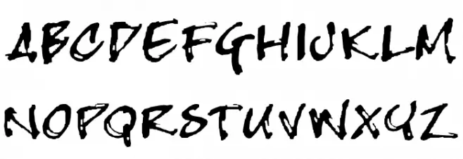 CrappyJoe Schriftart Groß