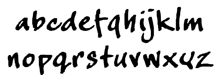 CrappyJoe Font LOWERCASE