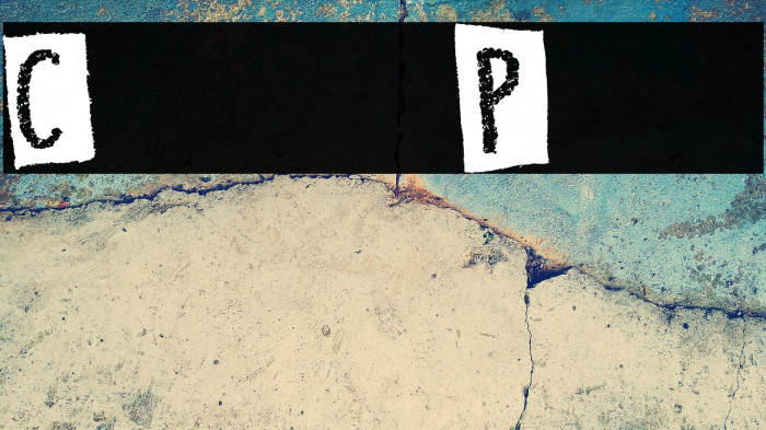Craps of Paper Font examples