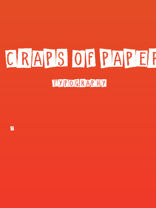 Craps of Paper Poster