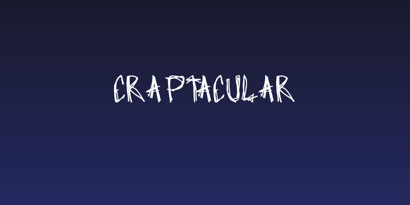 Craptacular Social Header